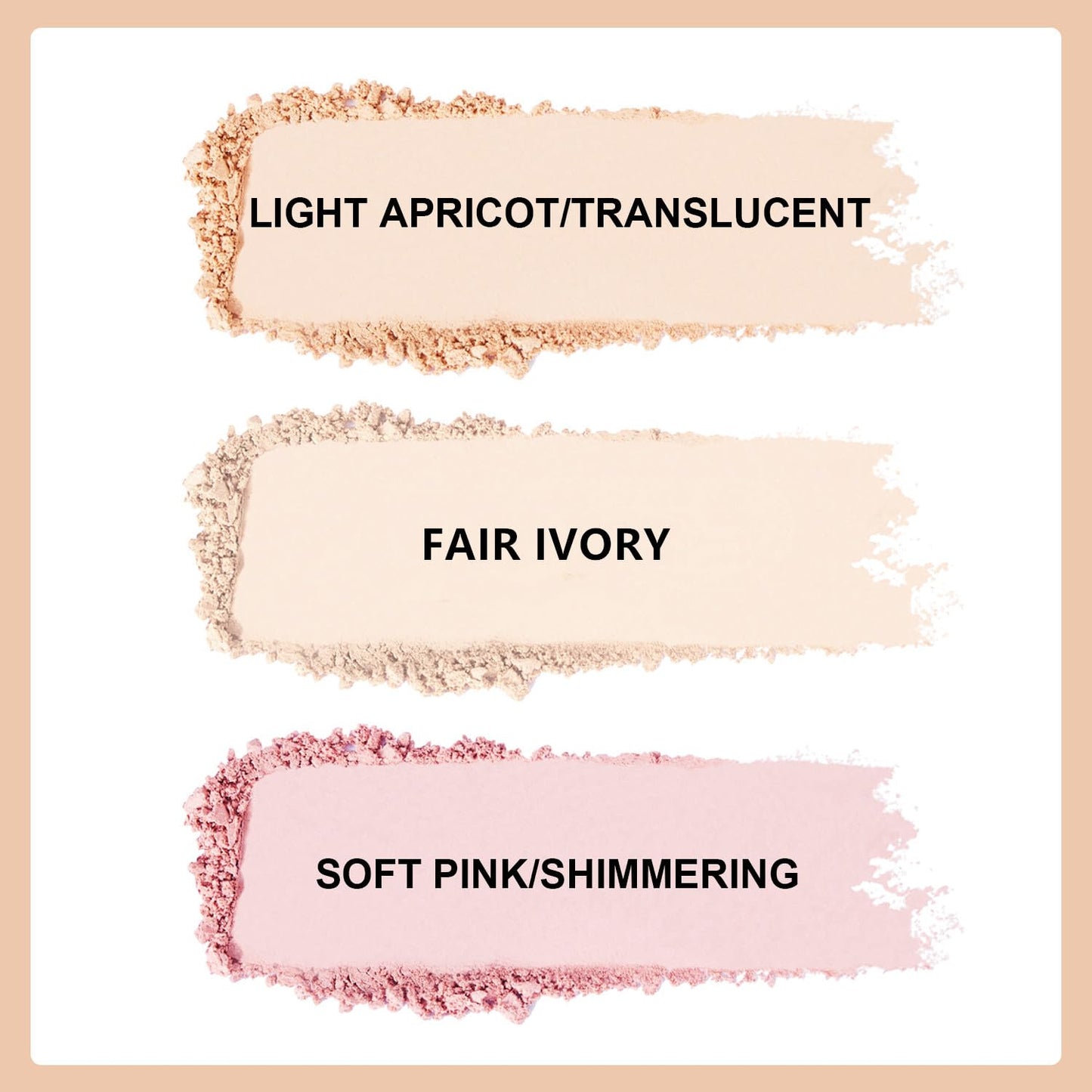 Setting Powder Lightweight Loose Powder Finishing Powder Long-Lasting Face Powder Waterproof with Soft Mushroom Powder Puff & Mirror, Matte Finish (Fair Ivory)-2 Boxes