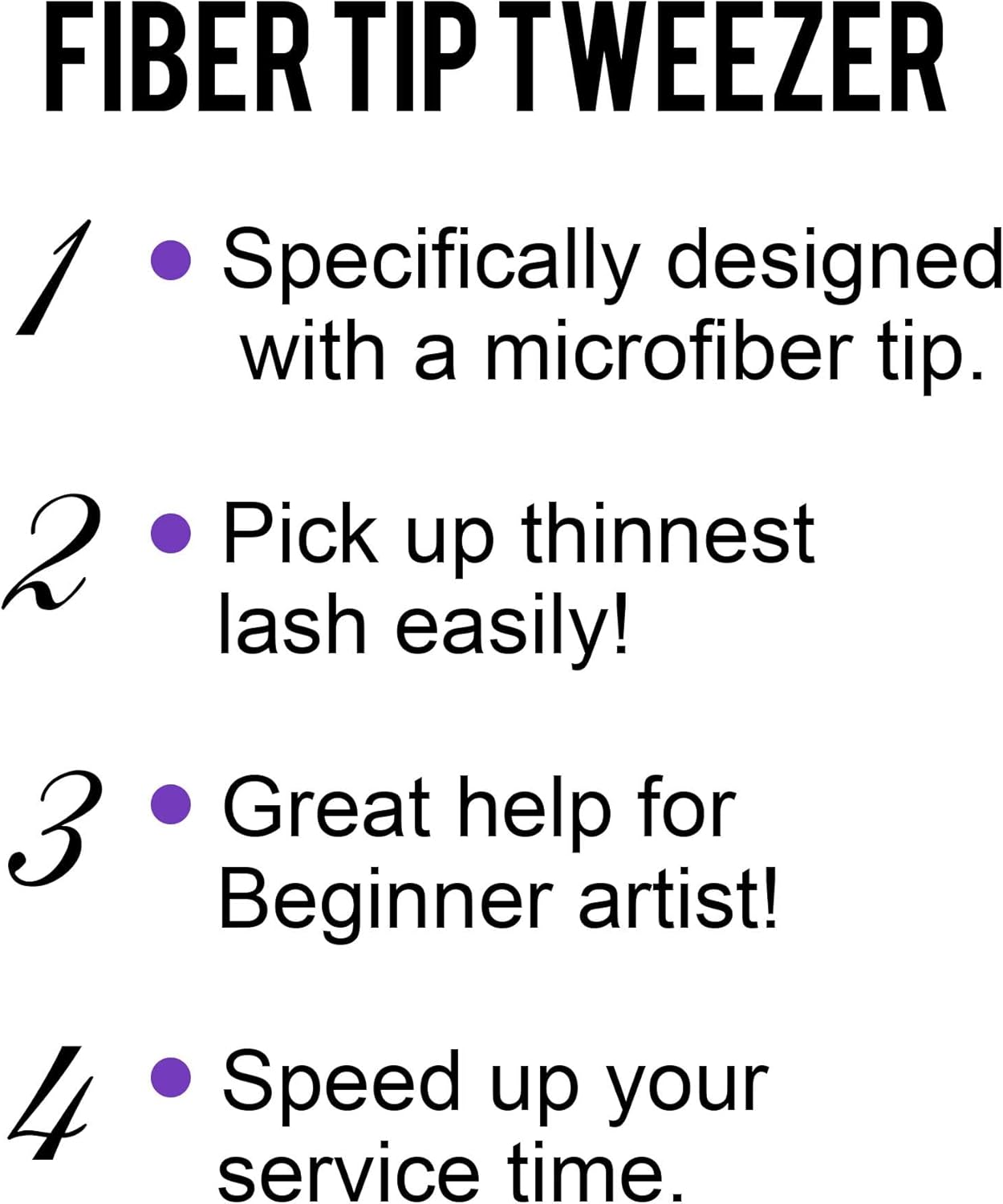 Fiber Tip Lash Tweezers For Eyelash Extension 4 Pcs Tweezers Professional Artist Tech Work Kit Tools,Best Volume Eyelash Lashes Extensions Precision Supplies Boot Volume 90 45 Degree(Black)