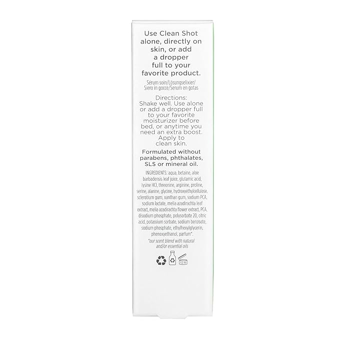 Pacifica Clean Shot Vegan Amino Acid 10 Percent Complex Unisex 0.8 oz