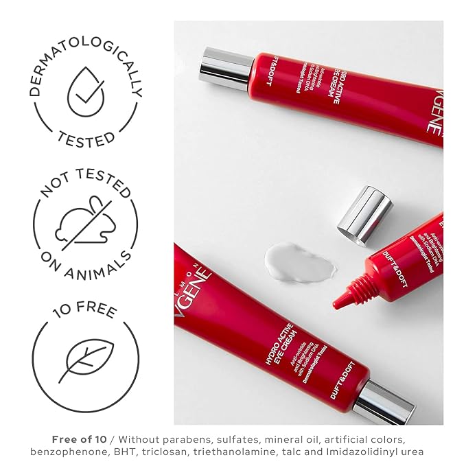 DUFT & DOFT Vgene Hydro Firming Lifting Booster Eye Cream - Anti Wrinkle, Dark Circles, Depuffing with Collagen and Niacinamide 0.9 Fl Oz