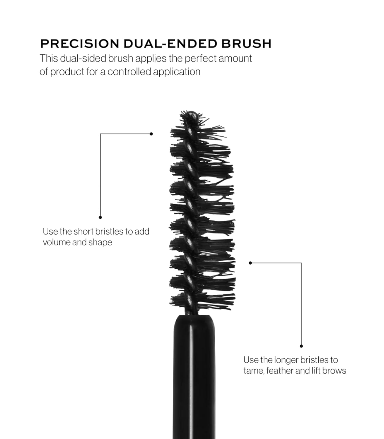 MAKE Beauty Infinite Hold Brow Tint. Brown Eyebrow Gel with Brush. Sculpt, Define, and Set Eyebrows - All-Day Wear
