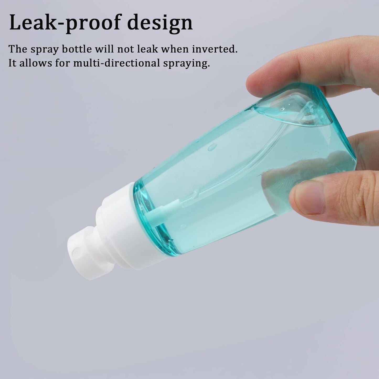 Cosywell Travel Spray Bottle TSA Approved 3.4oz 100ml 6 Pack Leak Proof Travel Spray Bottle Empty Small Spray Bottles for Perfume Essential Oils Toners Rose Water Cosmetics (6PCS-2PinkBlue2Clear)