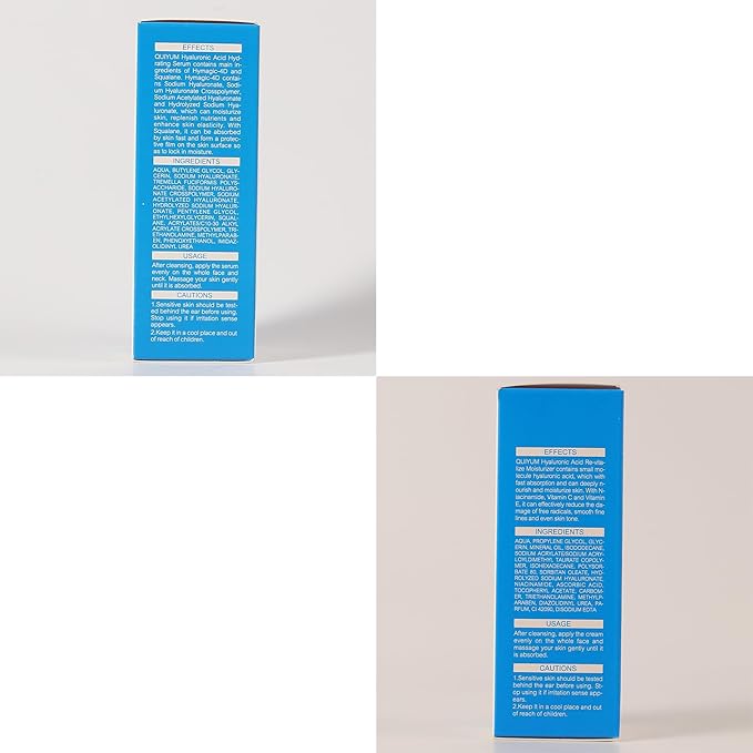 Hydrating Skin Care Set, Hyaluronic Acid Skin Care Kit with Serum for Face, Moisturizer, Travel Size Face Care Set for Women, Anti Aging Plumping Hydrating Firming for Dry Skin