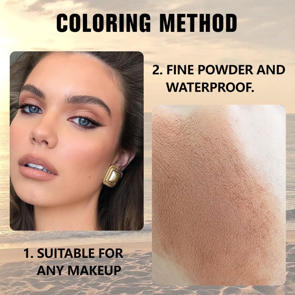 Kaely Single Eyeshadow Makeup, Rosy Brown Neutral Powder Matte Eye Shadow for Older Women, Mini Monochrome Eye Shadow Palette Pigmented Waterproof, sombras para ojos, Lightweight Blendable, 14