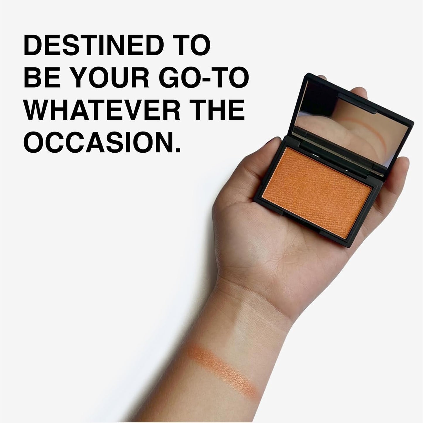 Makeup Powder Blusher - "Desert Storm" - 4g / 0.141 oz - Full Coverage, Natural Blush - Soft, Buildable Pink, Coral, Peach & Golden Hues