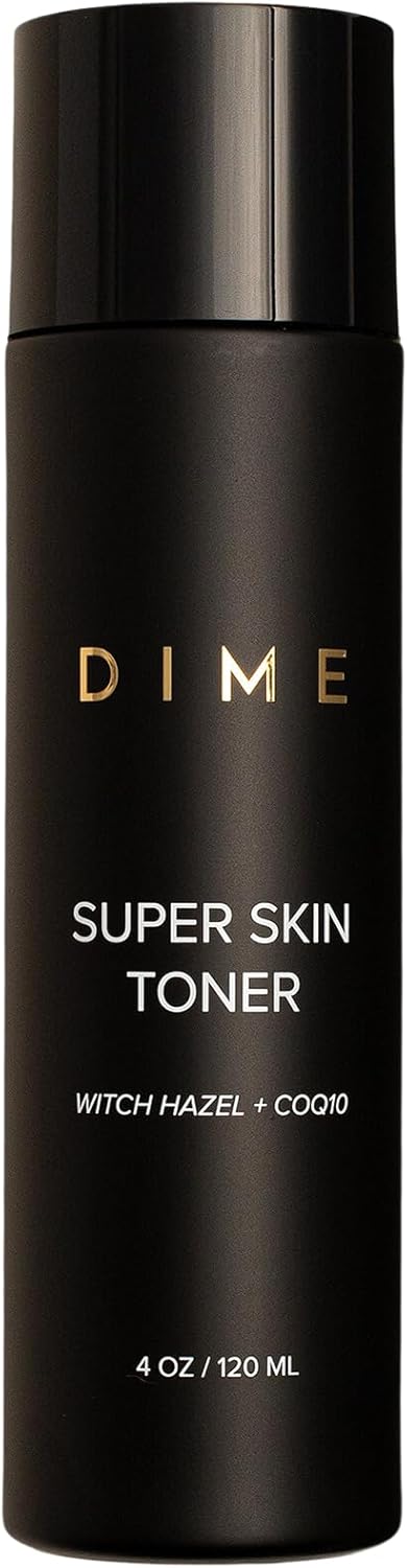 DIME Beauty Super Skin Toner, Alcohol-Free Witch Hazel Toner, Hydrating Toner for Face with Aloe Vera and Cucumber Extract, 4 oz / 120 ml