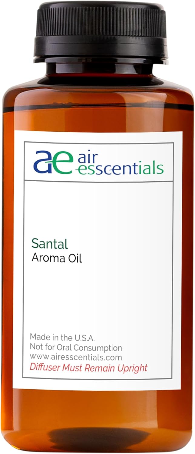 Santal Aroma Oil, Essential Oils Blend for Diffusers & Scent Machines, Sensual Sandalwood & Cardamom, Aromatherapy, Cold Air Diffuser Compatible, 300 mL