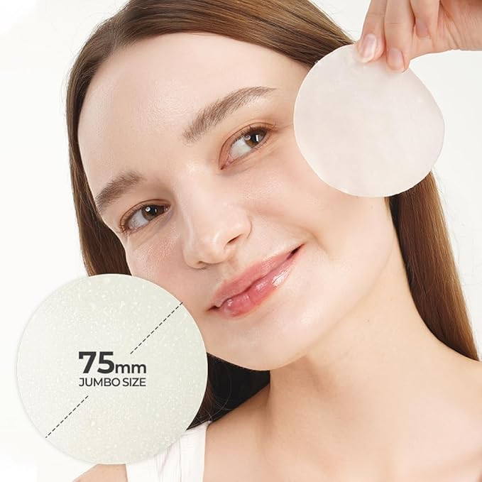 FARMSKIN Riceramide Glow Serum Pad - Revitalizing & Moisturizing Face Serum Cotton Rounds with 3x Ceramide, Rice Filterate & Niacinamide - Korean Skin Care for Uneven Skin Tone (60 Sheets, 3.71 fl oz)