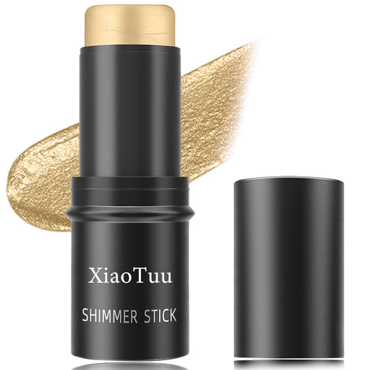 Cream Contour Stick,Shimmer Stick Long Lasting Non-greasy Cream Contour Bronzer Stick,Lightweight Concealer Waterproof Face Contouring Makeup Pen for Women(02#)