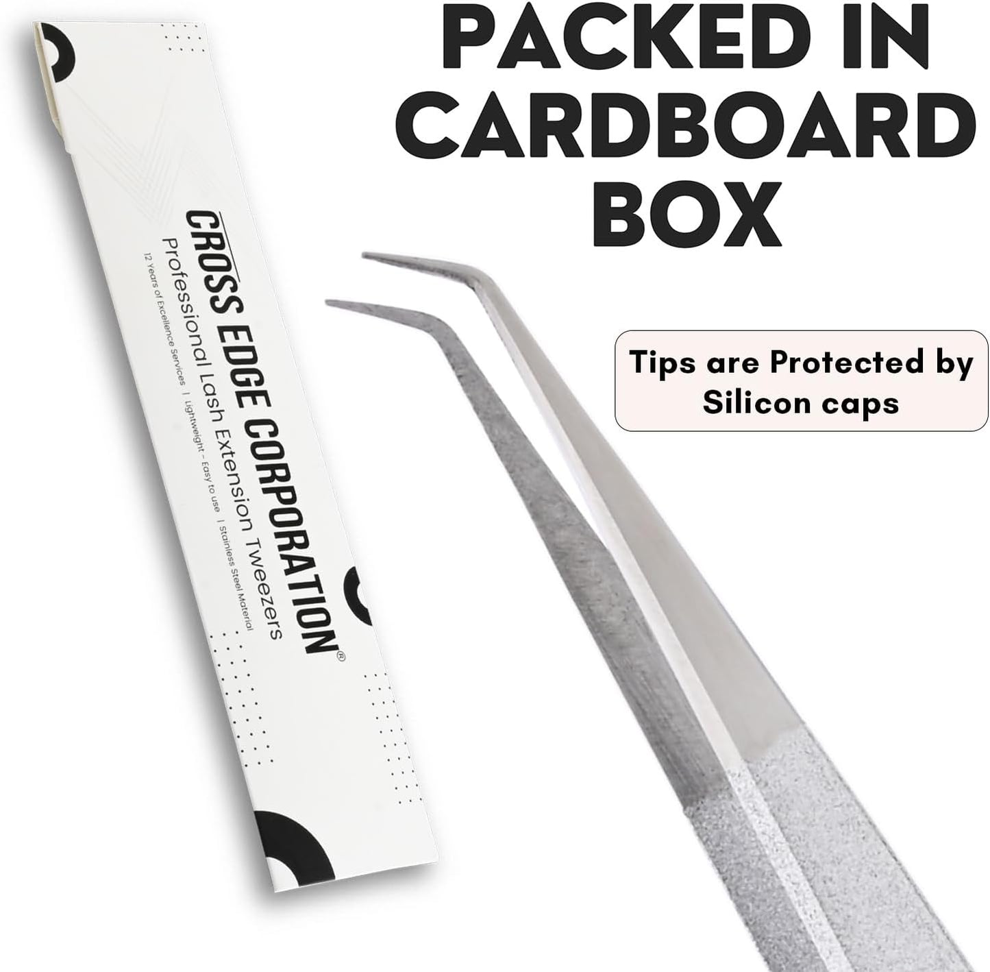 Isolation Tweezer Eyelash Extension Curved Degree Tweezers for Isolation – 14cm Japanese Stainless Steel, Best for Individual Isolation & Classic Lashes Eyelash Twisers (Silver Pantone)