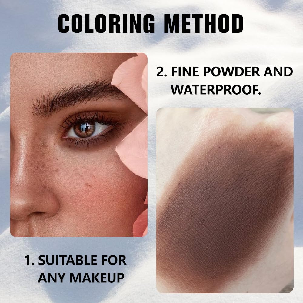Matte Singe Eye Shadow Palette Makeup, Matte Brown Monochrome Eyeshadow For Old Women, Mini Pressed Monochrome Pigmented Waterproof Sombras Para Ojos, Vegan, Talc, Paraben & Cruelty Free, 09