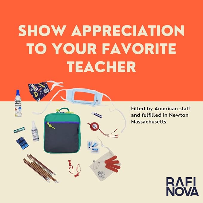 Oh Shit Kit Teachers Edition With All Essentials Face Coverings, Lip Balm, Adaptable Phone Charger and More