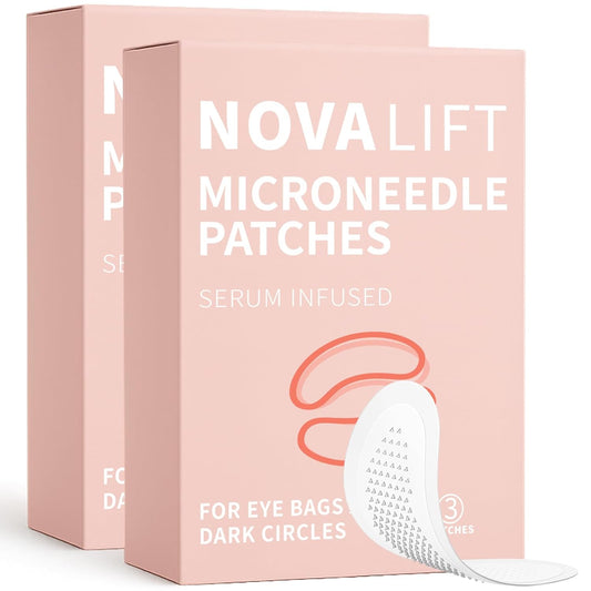 Micro Eye Patches, Under Eye Patches with Hyaluronic Acid, Smile Line Patches for Puffy Eyes and Dark Circles, Women Forehead Anti Wrinkle Patches, Under Eye Masks for Skin Care (2 Pack)