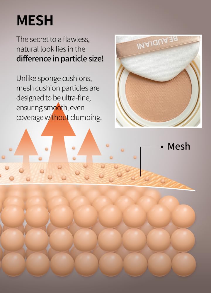 Mesh Glow Cushion Foundation (03-REFIL Deep Cover Daily (#23-24), Refill Only)
