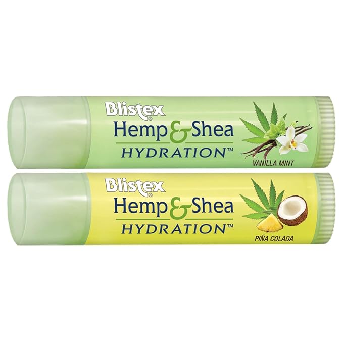 Blistex Hemp & Shea Hydration, 2 count (Pack of 3)