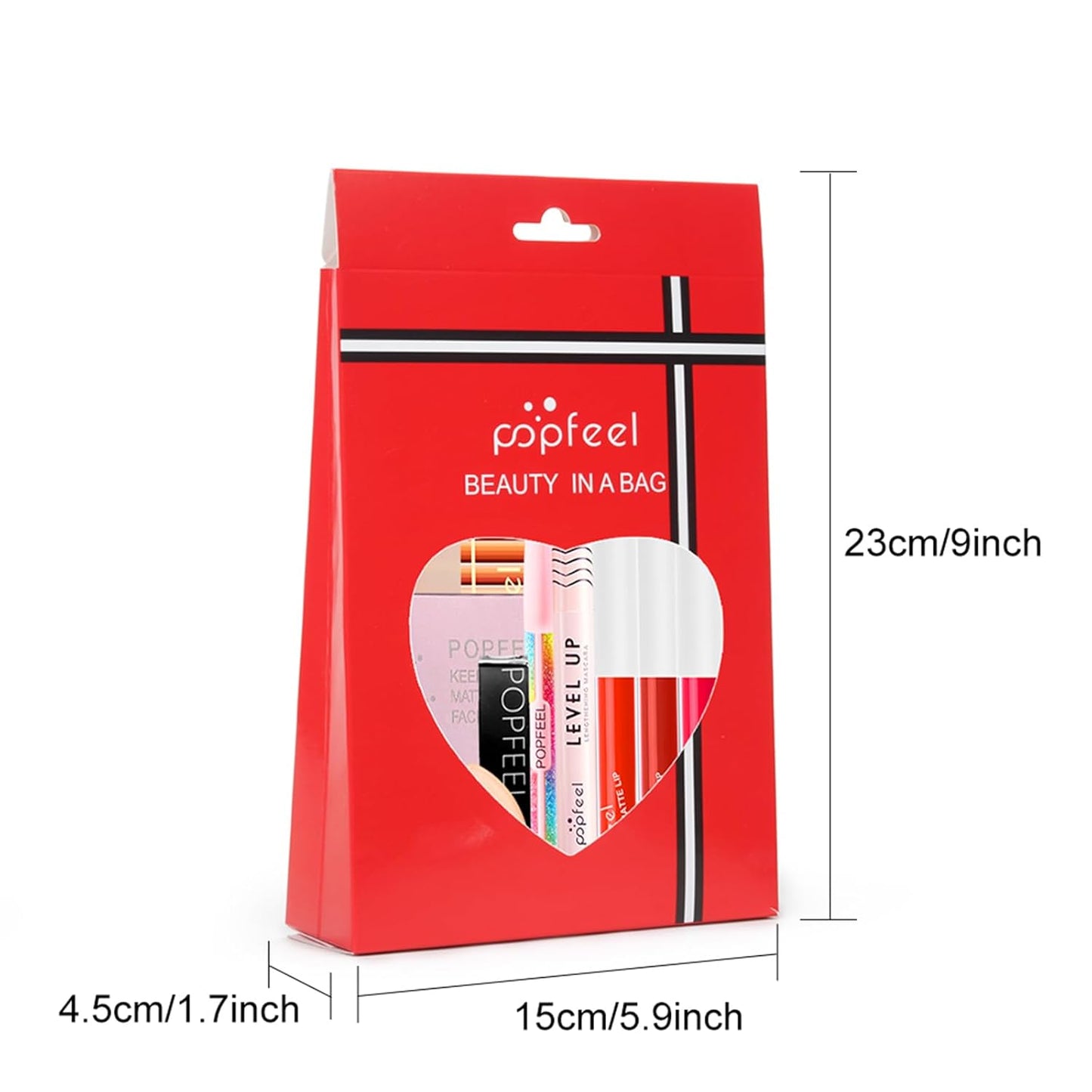 All in One Makeup Kit, Full Starter Essential Makeup Kit for Women Beginners Includes Eyeshadow Palette Lipgloss Mascara Eyeliner Eyebrow Pencil Concealer Powder Puff Set