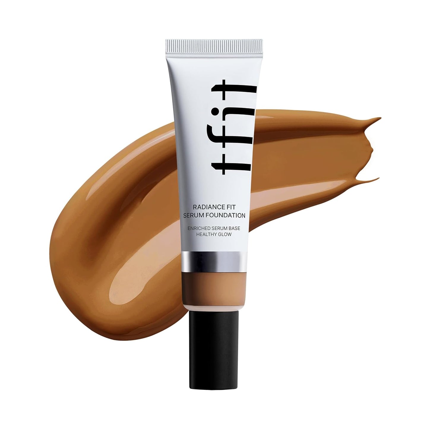 TFIT Radiance Fit Serum Foundation - Flawless Coverage, Dewy finish, Long-lasting Waterproof and sweatproof,Lightweight,Creamy Natural,1.05 Oz. (C07 Maple, 1.05 Oz.)
