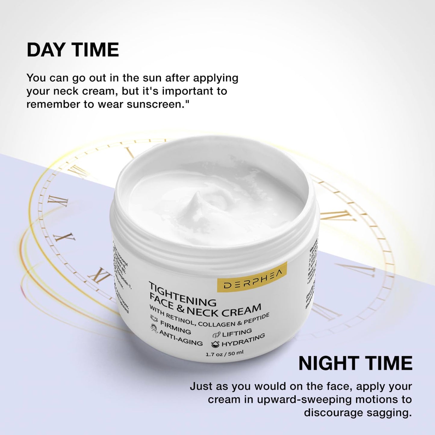 Neck Tightening Cream, Neck Firming Cream For Tightening and Firming, Fine lines, Loose & Sagging On Face, Decollete & Other Skin Areas - 1.7 OZ