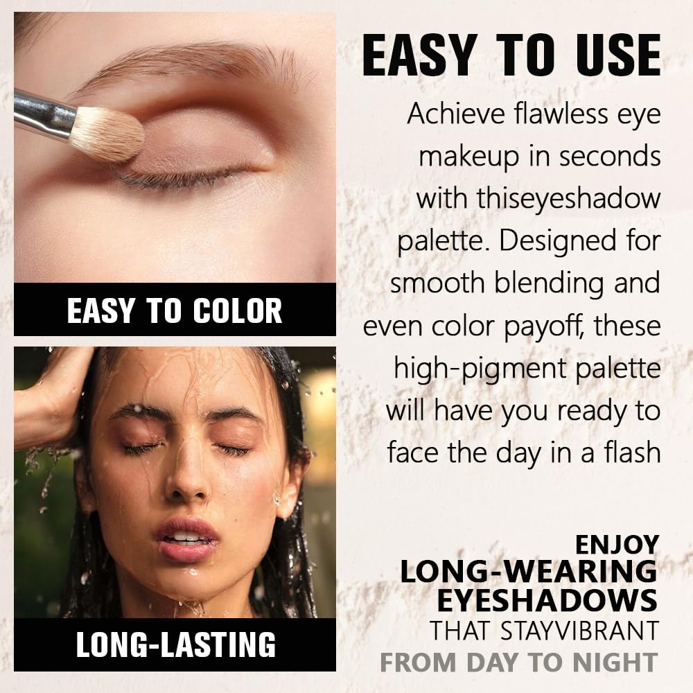 Violet Purple Matte Eyeshadow Palette for Women, Single Monochrome Eye Shadow Makeup, Shiny Pressed Powder, Blendable Natural sombras para ojos, Holographic,Vegan,Travel -31