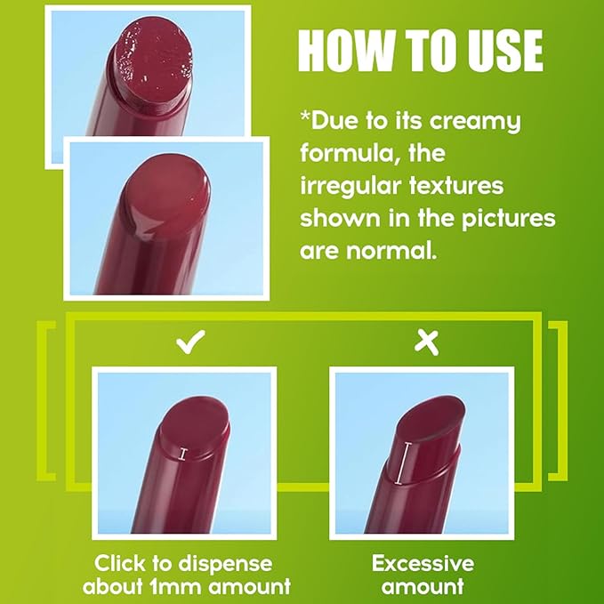 3 Colors Slick Click Lip Balm Set Hydrating Jelly Lipstick Tinted Lip Stain Lip Gloss, Moisturizing, Lightweight, Buildable, Pigmented Vegan Lip Balm, Glossy Lip Makeup for Girls (A)