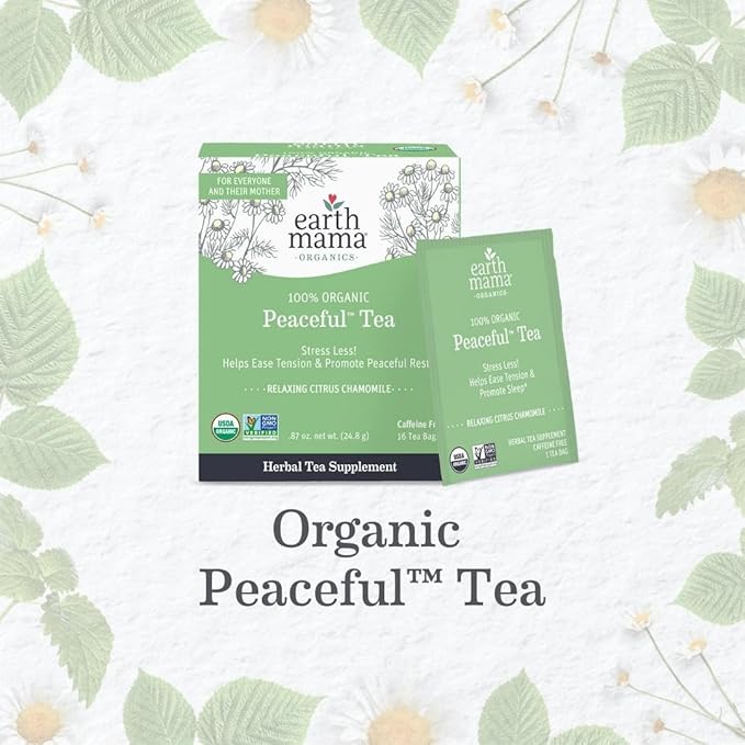 Earth Mama Pregnancy Pampering Gift Set|Organic Body Wash, Belly Butter, Lip Balm Set, Mini Deodorant Pack, Herbal Tea, Belly Oil & Sunscreen, 7 Pcs