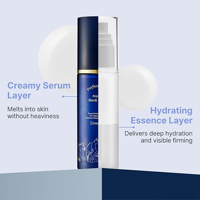 Perfect Sleep Repair Mask Mist 2.70fl.oz, Retinol-Infused Dual Layer Sleeping Serum-in-Mist for Overnight Skin Recovery, Lifting & Wrinkle Care, Deep Hydration & Radiance Boosting Korean Facial Spray