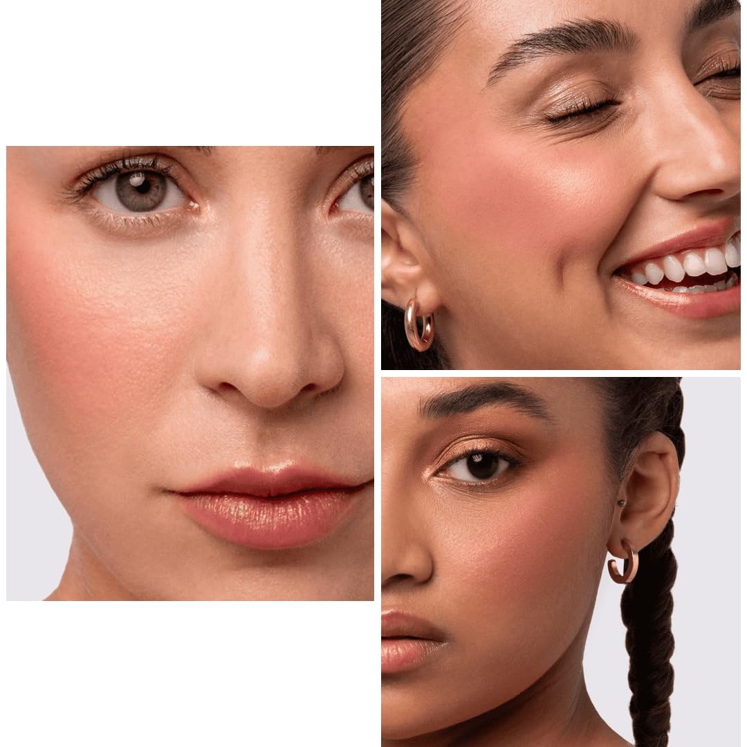 Makeup Powder Blusher - "Tantrum" - 4g / 0.141oz - Pigmented, Buildable, Lightweight Powder Blush for a Radiant, Healthy, Natural Glow. Versatile Shades - Pink, Coral, Peach & Golden Hues