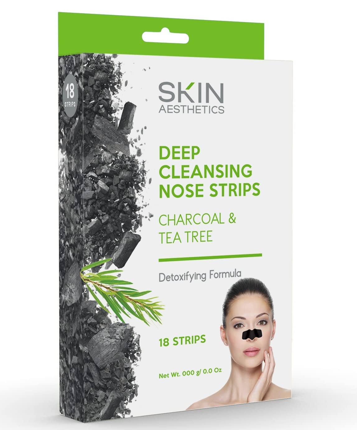 Charcoal & Tea Tree Peel-Off Face Mask - Deep Cleansing, Pores, Blackhead Remover - Dermatologist Tested Korean Skincare - Clean Beauty, Natural Ingredients, Cruelty-Free - 6.7 Fl oz