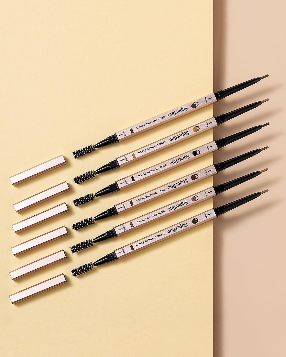 Beauty Superfine Micro Brow Pencil – 1.5mm Ultra-Fine Tip, Waterproof, Vegan Formula, 6 Shades – Long-Lasting Natural Eyebrow Pencil (01 - Blonde, 0.08G/0.002 FL.OZ（pack of 1）)