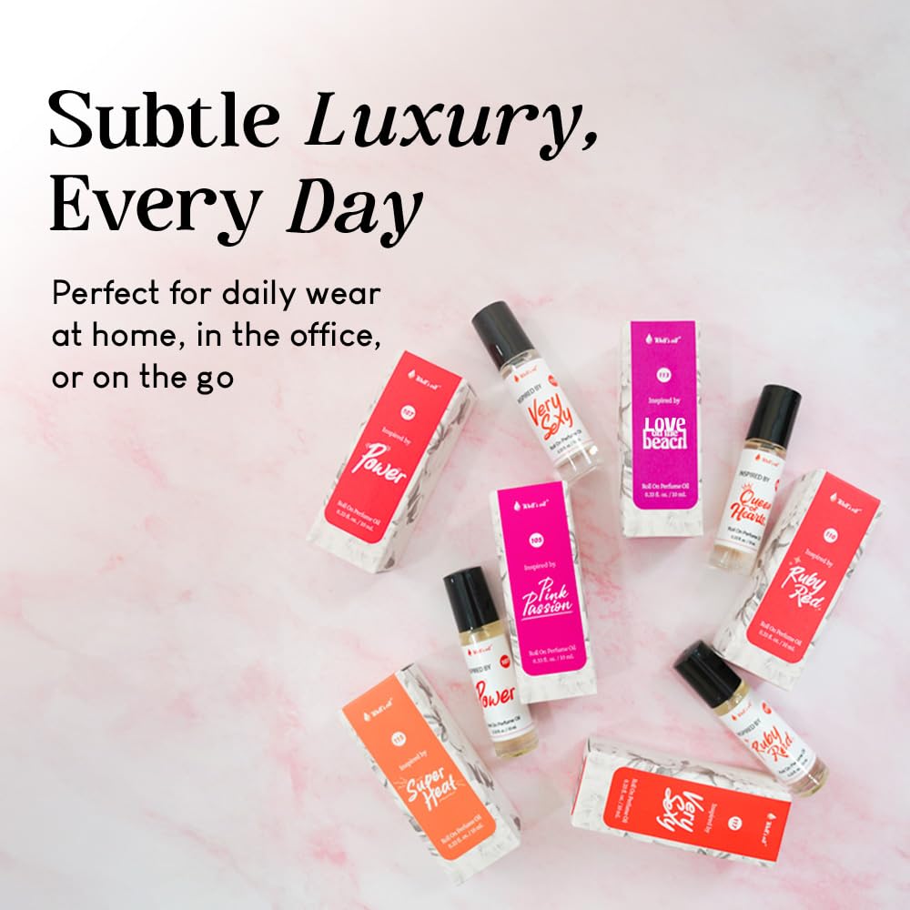 Well's Oil Roll-On Perfume Oil (Nautic) | Citrus & Woody Notes | Long-Lasting | Paraben-Free | 0.33 Fl Oz / 10 ml