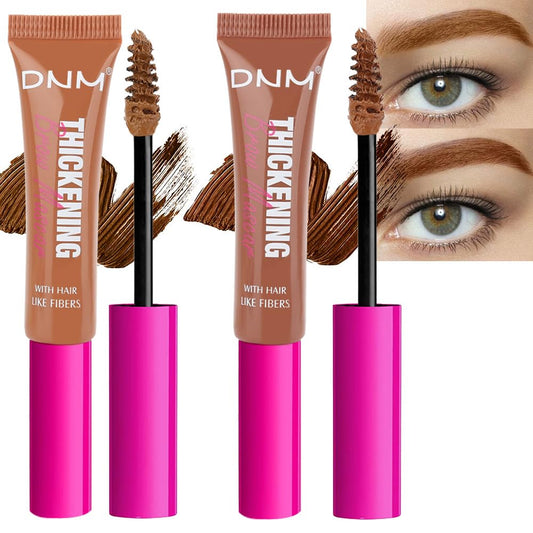 Tinted Thickening Brow Mascara,Brow Fast Sculpt,Waterproof, Transfer-proof, Brush to Fill in Eyebrows and Cover Gray Hairs - Cruelty Free (2pcs 03 Auburn &04 Rich Auburn)