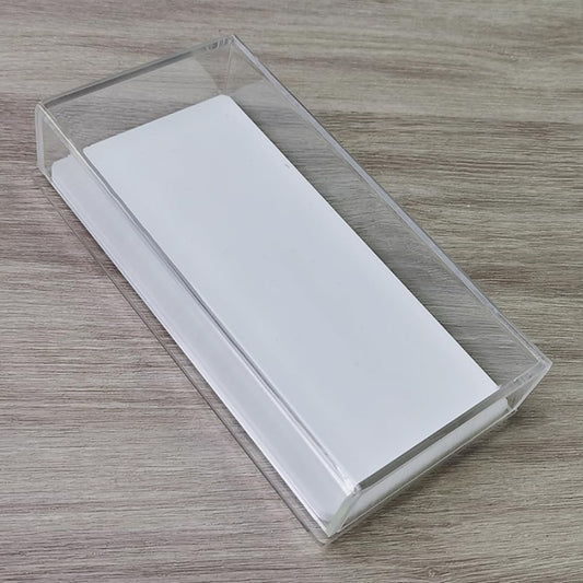 Grafting False Eyelash Acrylic Extension Pallet Organizer, Eyelash Extension Glue Tweezers Plate Makeup Palette, Dustproof Storage Box Display Training Tools Salon (Transparent)