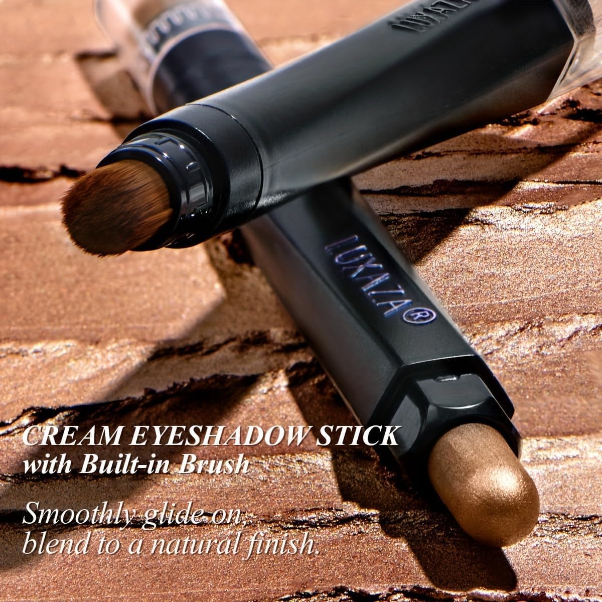 Classic 6PCS Neutral Eyeshadow Stick Makeup Set, Matte Cream Eye Shadow Eyeliner Brightener Pencil Crayon - Dusk Bloom