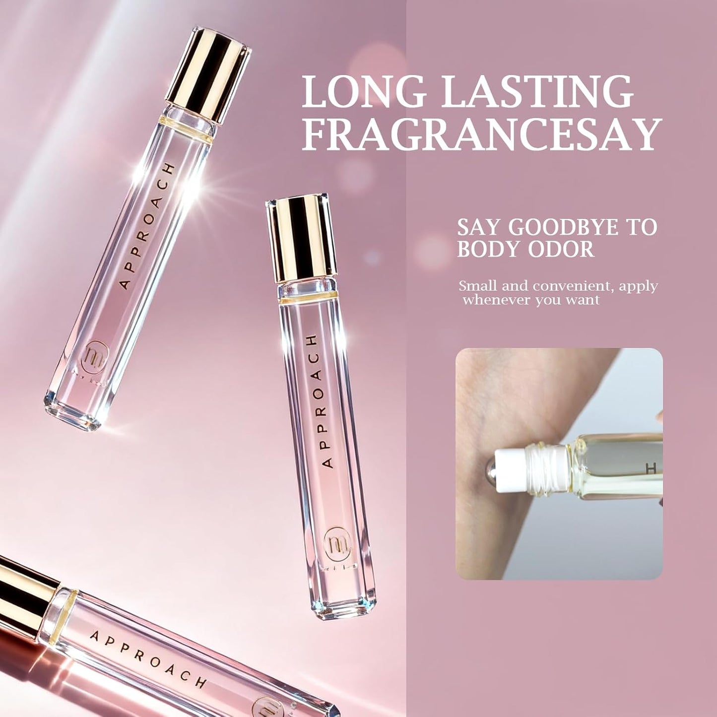 aopoka Roll-on Perfumes for Women & Men 10ml, Long-Lasting Pheromones Fragrances, Enhanced Scents Travel Size, Rollerball Perfume Oil - Orange, Musk, Jasmine, Rose, Mimosa & Vanilla （#3-COCO）