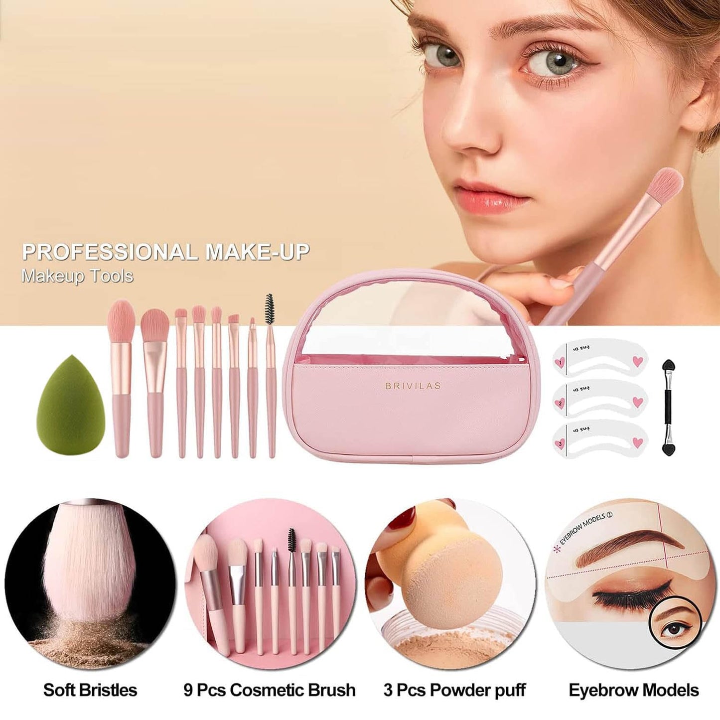 All In One Full Makeup Kit for Women,Professional Makeup kit,Multipurpose Makeup Sets, Beginners and Professionals Alike