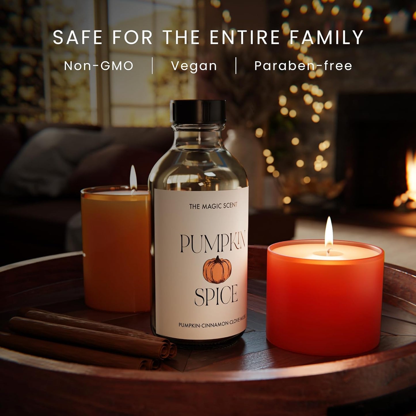 Pumpkin Spice Aroma Oil - Diffuser Oil Scent - Cold-Air & Ultrasonic Diffuser - Pumpkin Essential Aromatherapy - 8.5 fl oz, 250 mL