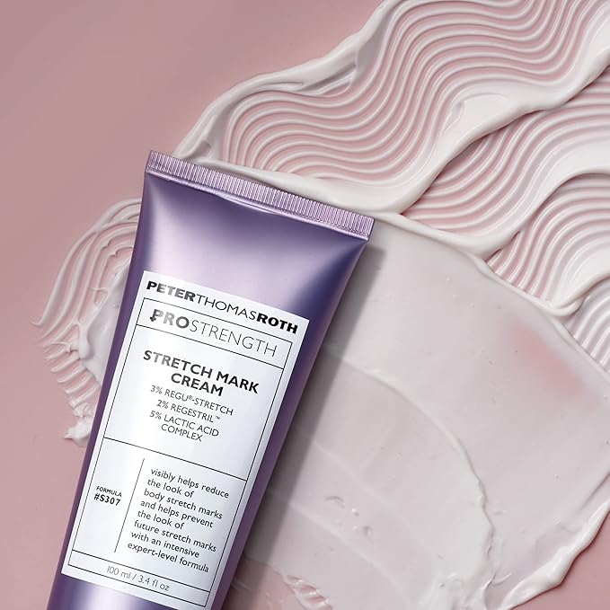 Peter Thomas Roth | PRO Strength Stretch Mark Cream, Treatment For Body Stretch Marks, Uneven Tone and Texture, Moisturizing Stretch Mark Cream