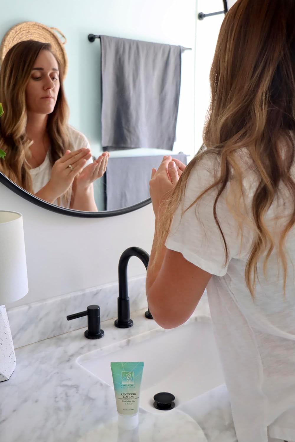 Renewing Lotion Facial Moisturizer with Aloe, Vegan, Made in the USA