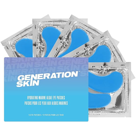 Eye Mask, Eye Masks for Dark Circles and Puffiness, Under Eye Mask with Hyaluronic Acid and Marine Algae, Vegan and Cruelty-Free Under Eye Patches, Marine Algae Eye Masks, 5-Pack