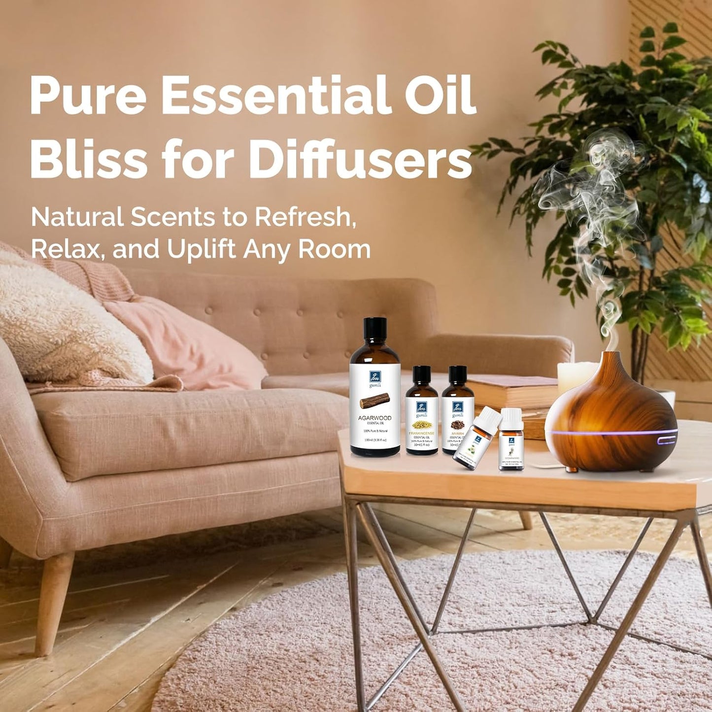 Spearmint Essential Oil 1 Oz, 100% Pure Natural Spearmint Oil, Refreshing Aromatherapy Essential Oils for Diffuser, Face, Skin, Hair Care