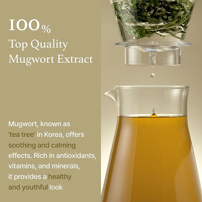 [I'm From] Mugwort Essence 5.4 Fl Oz | 100% Vegan Mugwort Extract - Soothe Sensitive and Irritated Skin, Redness Relief, Refreshing, Korean Hydrating toner | All Skin Types, PETA approved