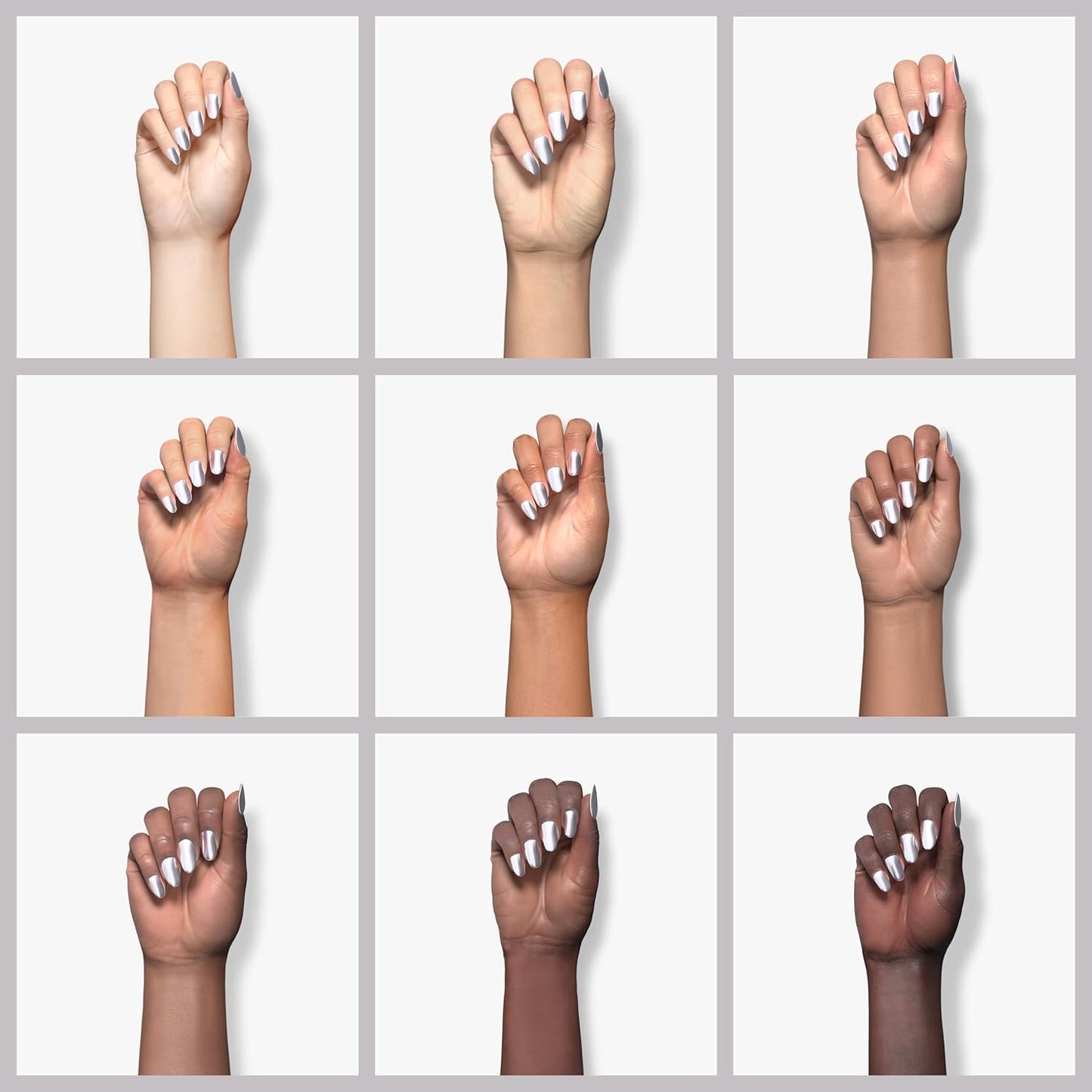 Artdone 2Pcs Chrome Nail Powder,Unicorn Mermaid Aurora Nail Powder,Iridescent Chameleon Effect Nail Color Metallic Mirror Chrome Powder Kit for Nail Art Glitter Gel Polish kit