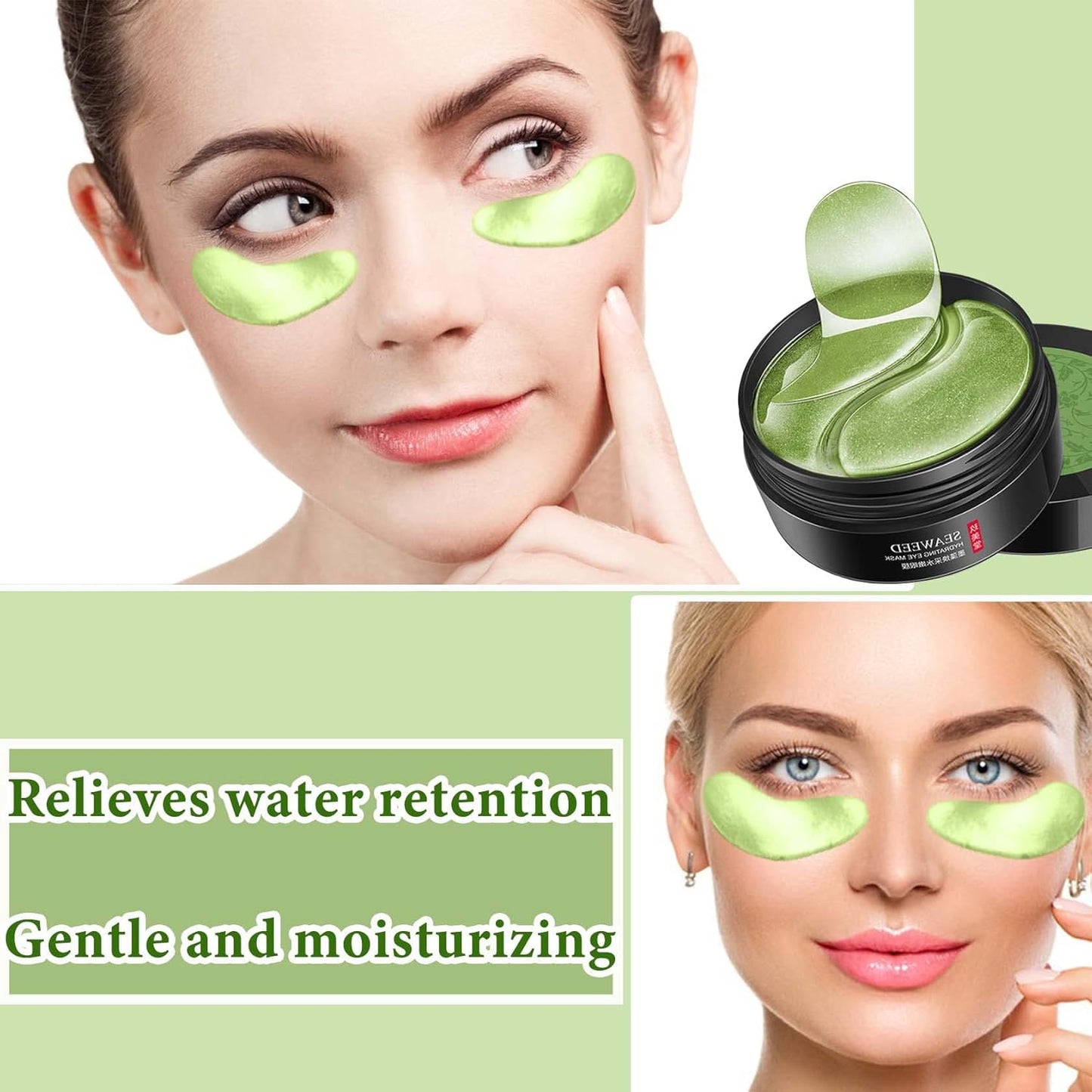 30 Pairs Gold Eye Mask,Under Eye Patches for Dark Circles and Puffiness,Relieves Water Bloating,Reduces Eye Bags and Smoothes Frownies,Eye Treatment Patches,Skin Care Products