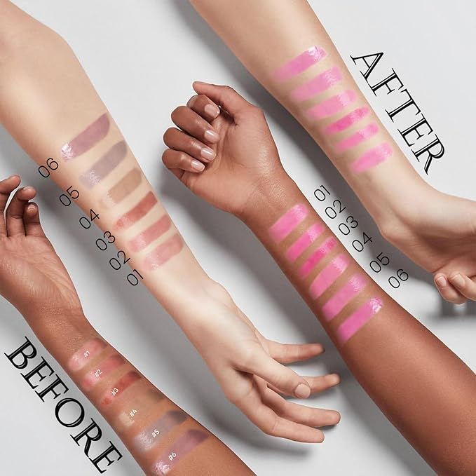 DAGEDA Tinted Lip Balm, Moisturizing Magic Color Changing Lipstick, Soothing Hydrating Lip Balm Tinted, Glossy Lip Plump Gloss Butter Balm, Lightweight, Non-Greasy, 05