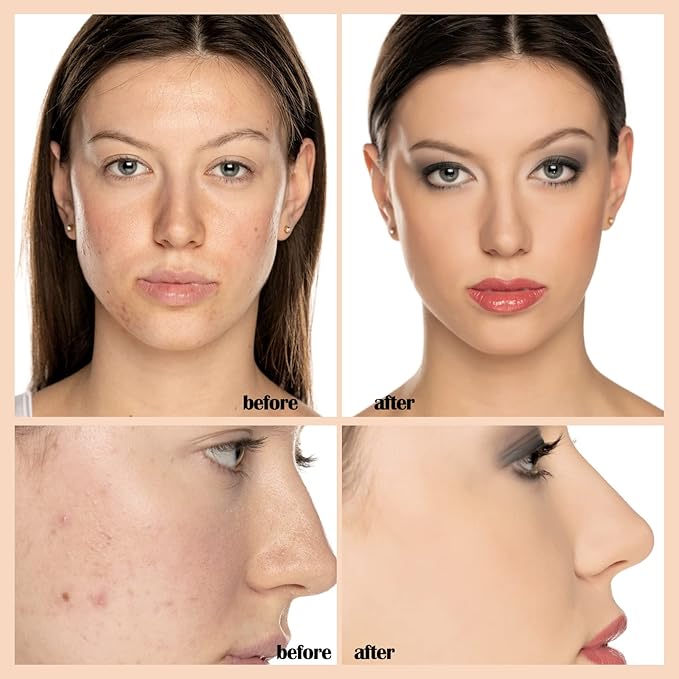 PHOERA Foundation Makeup Naturally Liquid Foundation Full Coverage Mattle Oil-Control Concealer 8 Colors Optional,Great Choice For Gift (#106 Warm Sun,30ml)