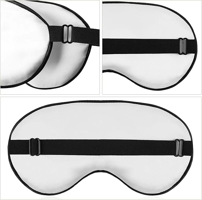 Customize Eye Mask Personalized Sleep Mask Upload Your Image Text Logo Custom Eye Cover with Adjustable Strap for Men Women Friends Brothers and Sisters, Navy, 8.1"x4.1"
