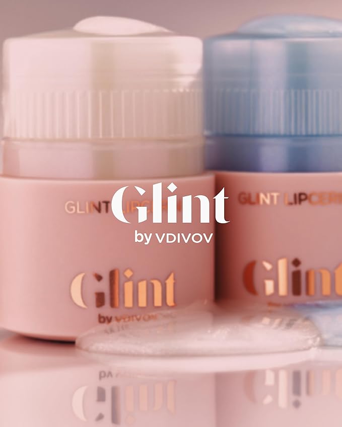 Glint Lipcerin (Star Bouquet, 0.5fl oz) - Long Lasting Hydrating lip gloss with Shea Butter for a Natural Looking, Korean Skin care. Ideal for Chapped, Dry, Cracked, or Damaged Lips.