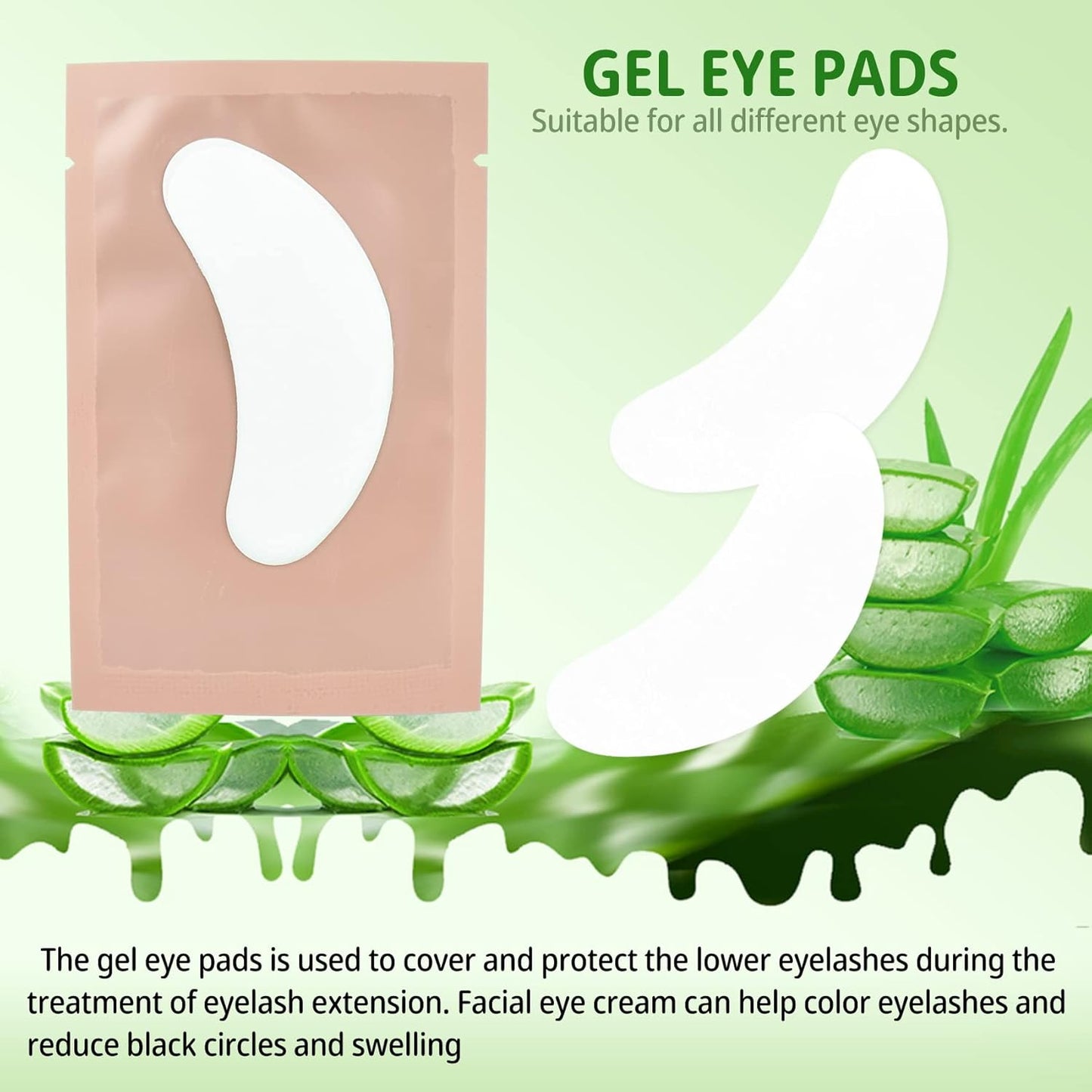 70 Pairs Under Eye Patches, Isolation Eyelash Extension Pads, Under Eye Gel Pads for Pro Salon and Individual, DIY Lashes Extension Supplies (Pink)