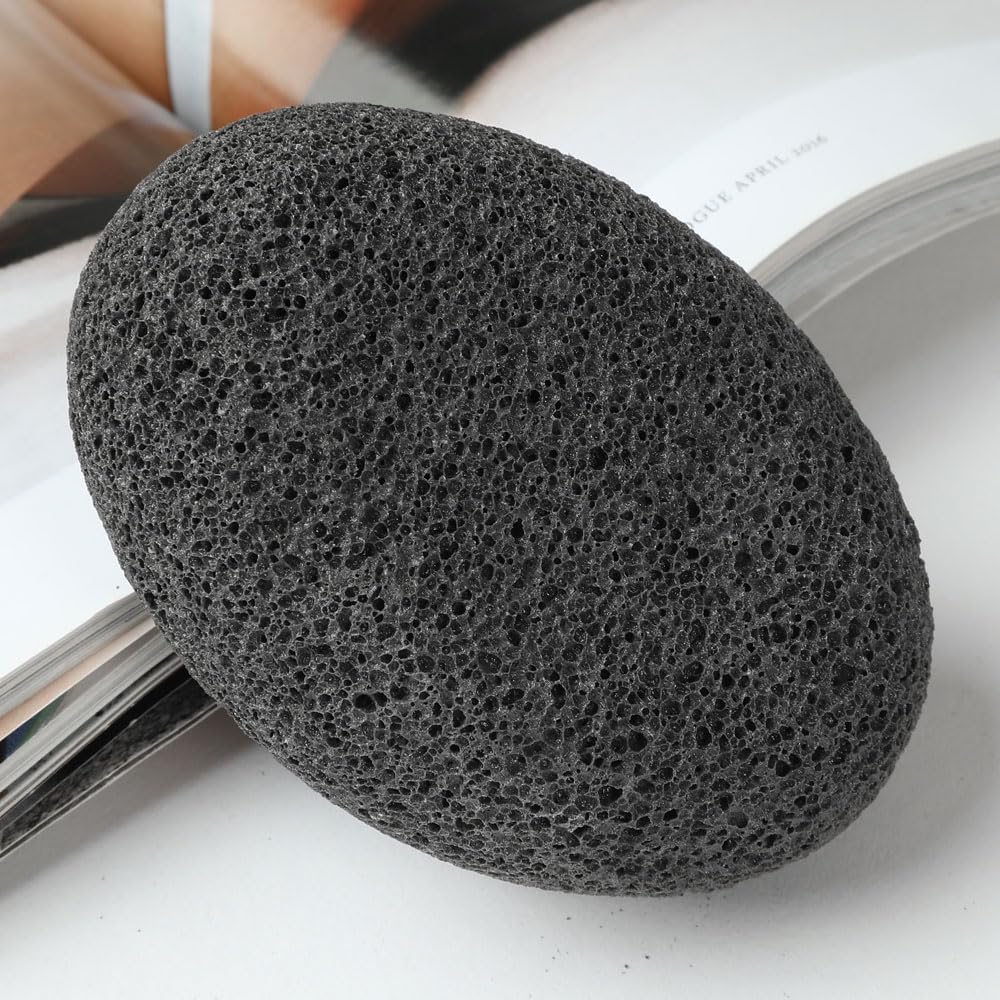 Foot Pumice Stone for Feet, Borogo Lava Pedicure Tools Hard Skin Callus Remover for Feet and Hands - Remove Dead Skin, Heels, Elbows