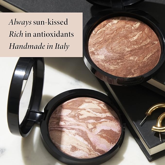 LAURA GELLER NEW YORK Baked Bronze-N-Brighten Bronzer Powder - Medium - Natural Bronze Glow